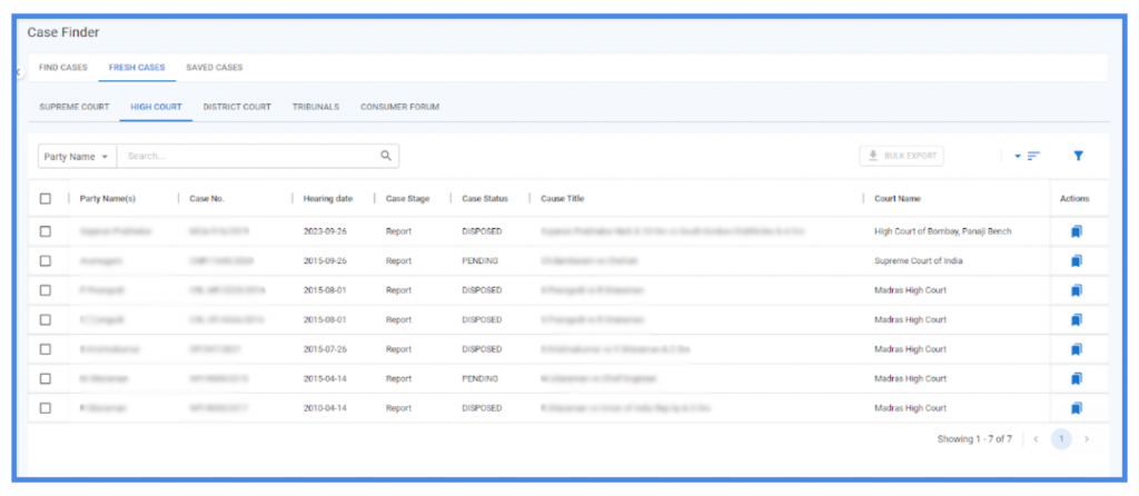 Case Finder: Simplifying Legal Case Management | Credgenics