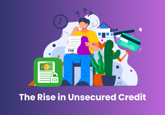 rise in unsecured credit