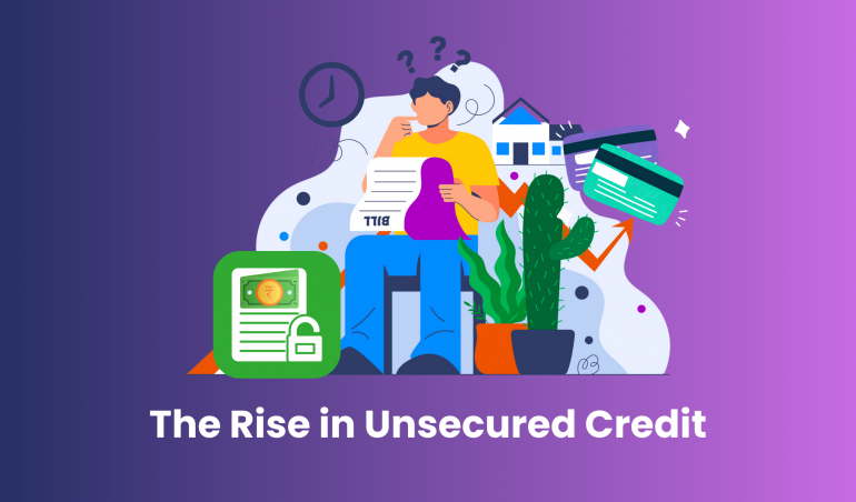 rise in unsecured credit