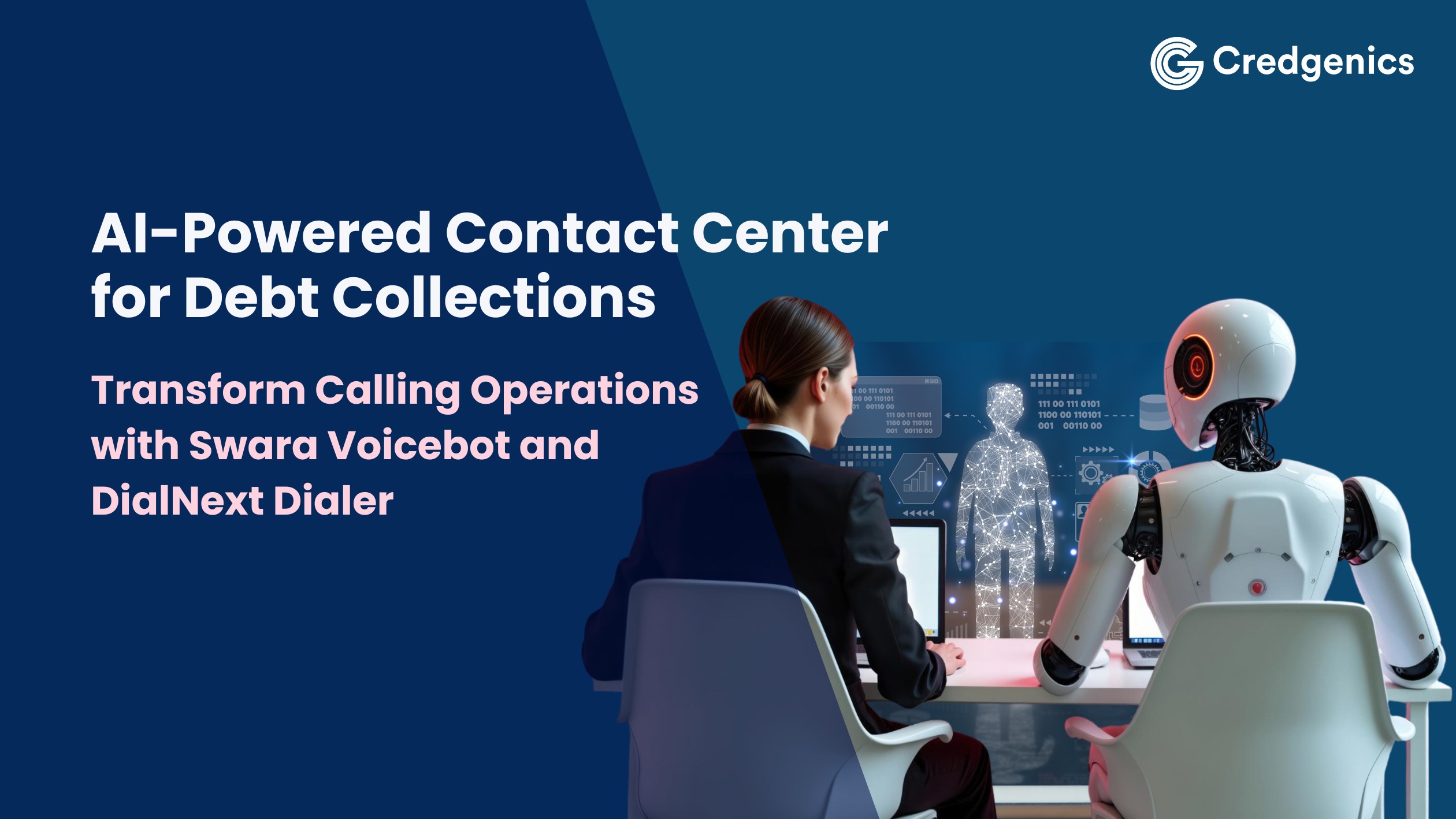 AI-powered contact center for debt collections